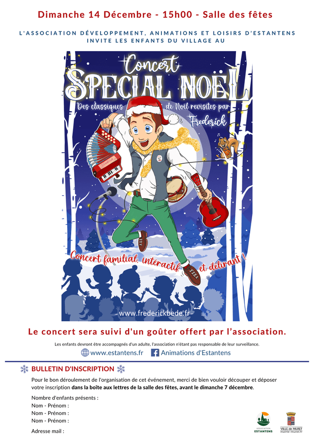 Concert de Noël des petits Estantinois