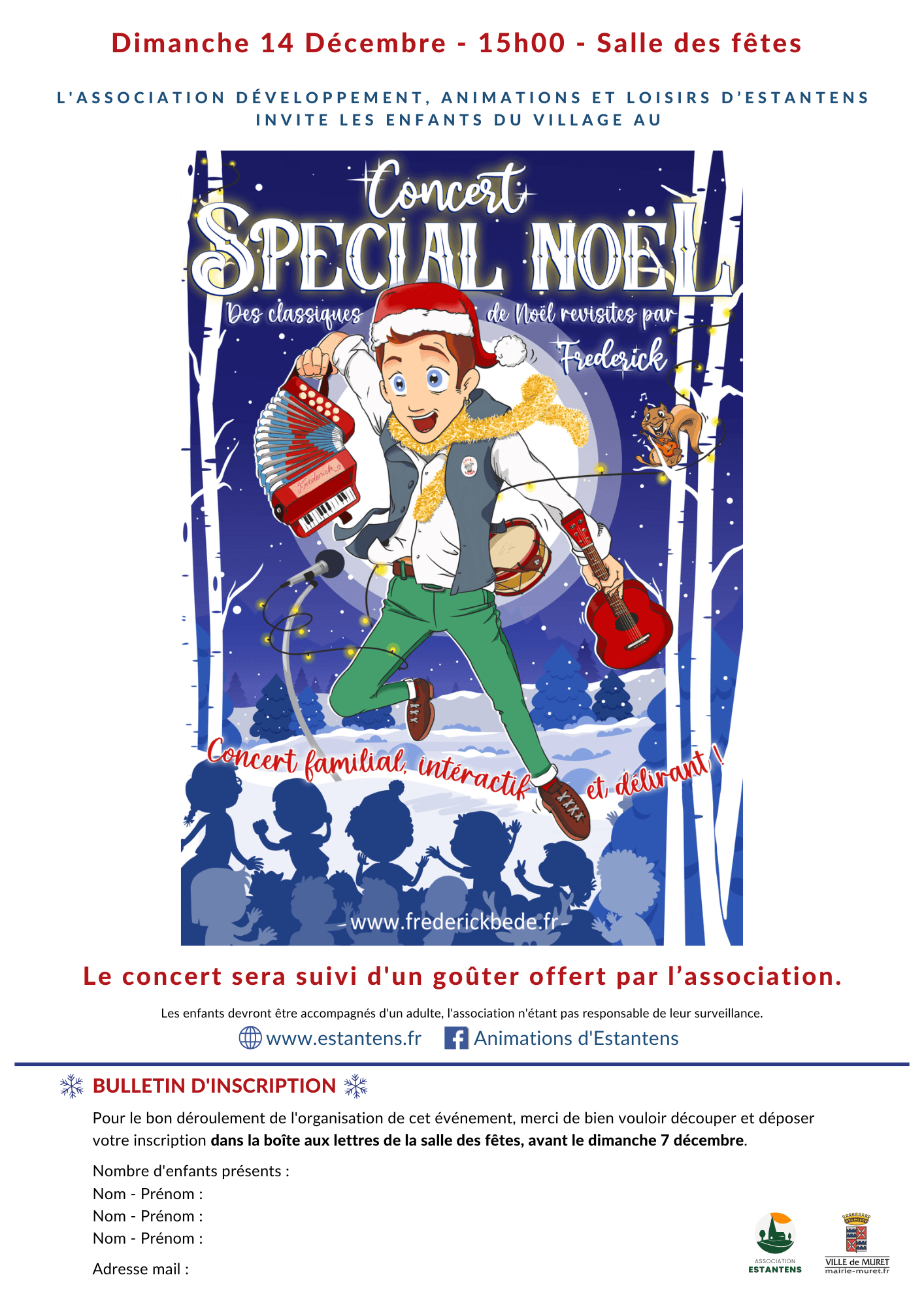 Concert de Noël des petits Estantinois